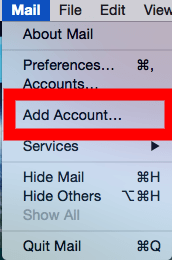 Apple Mail instellen